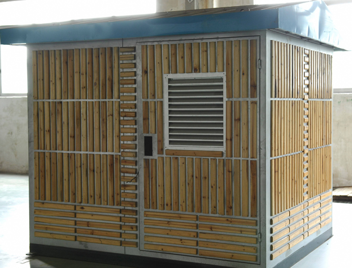 Landscape type box substation